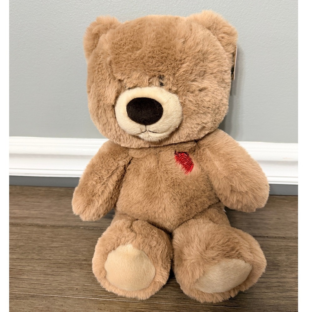 Aurora‎ World Oliver the Teddy Bear with Red Sequined Heart Plush